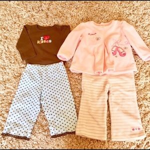 2 Outfits Carter’s 12 Months